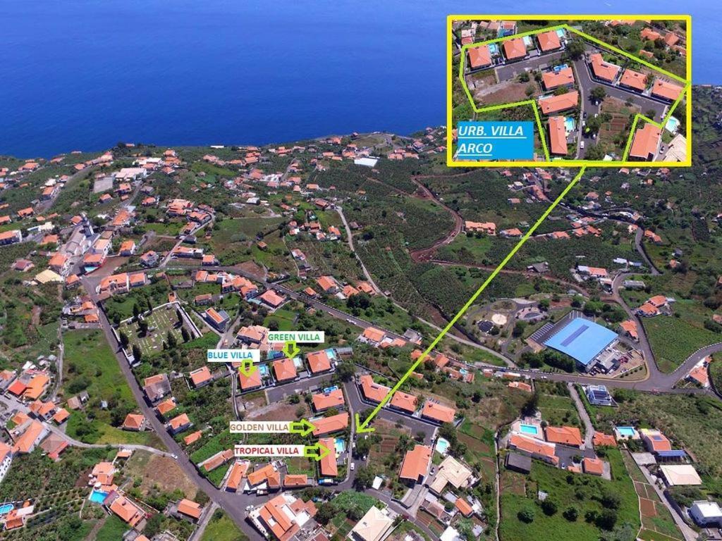 Blue Villa Arco da Calheta  Eksteriør billede